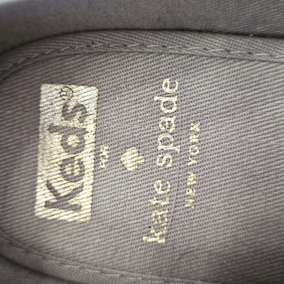 Kate Spade Keds Silver Glitter Sneakers Size 8 - Picture 13 of 13